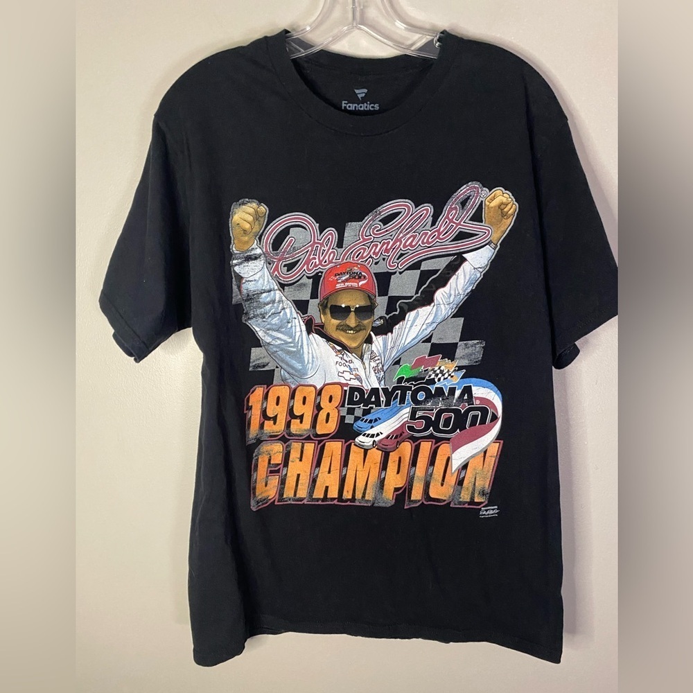 Dale Earnhardt 1998 Champion Dayton 500 tshirt‎ large black fanatics